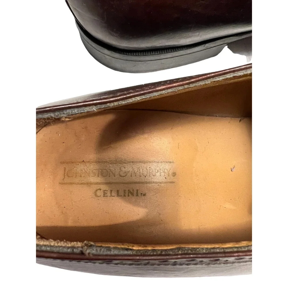 Johnston & Murphy - Cellini woven leather oxford unique style